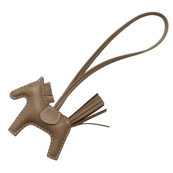 HERMES Rodeo Size PM Lambskin Etoupe - Picture 1 of 4